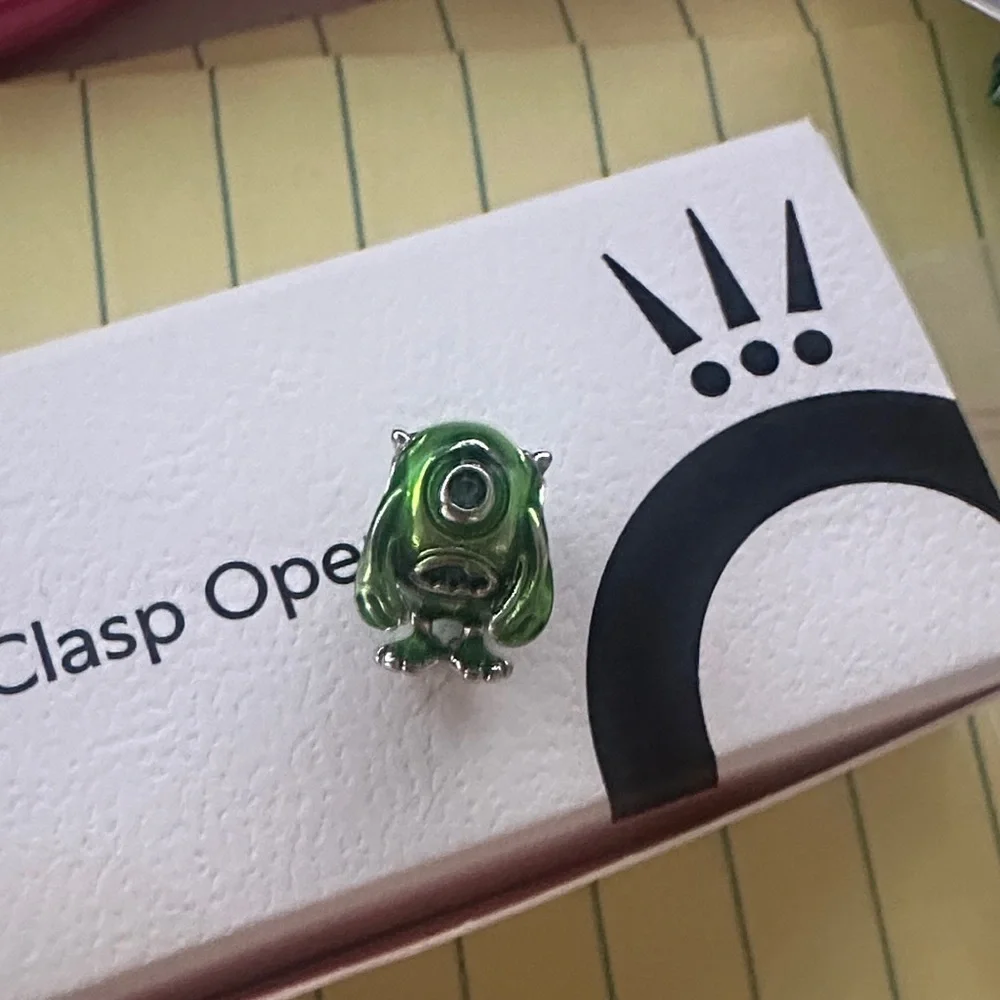 Pandora Green Monsters inc. Charm